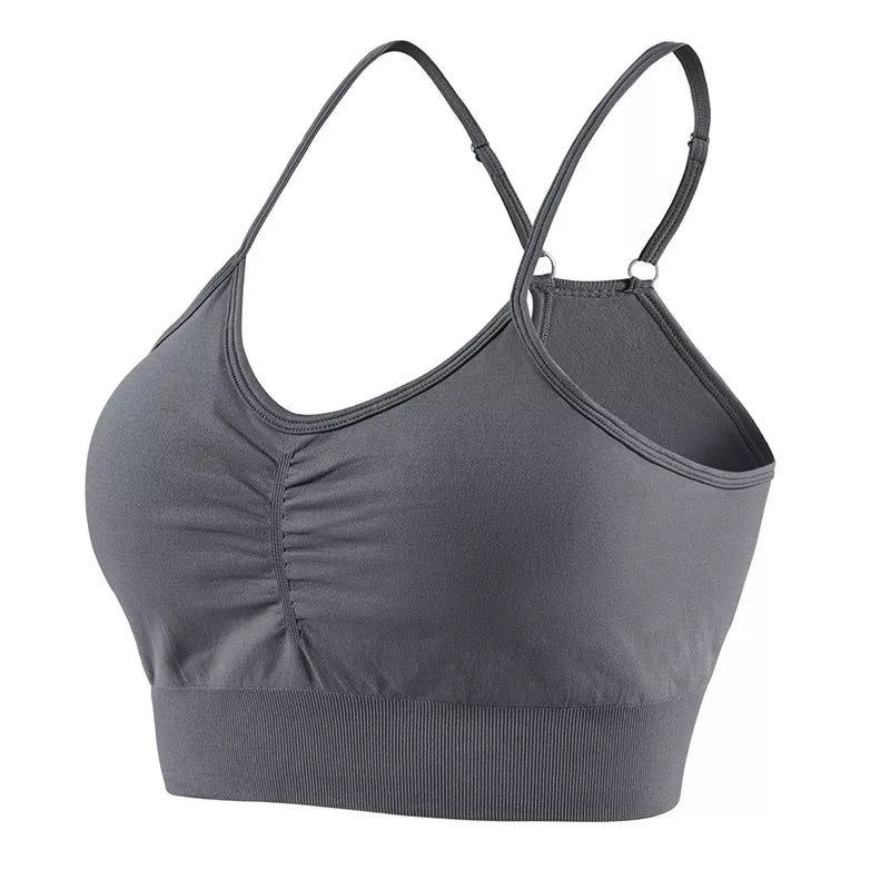 Everyday Yoga Wholesome Solid Sports Bra at YogaOutlet.com